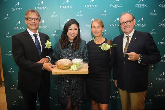 CADEAUX JEWELRY Grand Opening 150715 - Stage Group Photo Lehmann