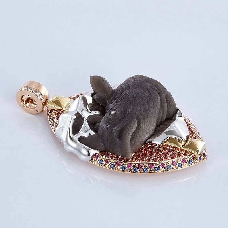 Pendant Warrior Rhino