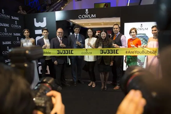 Cadeaux’s Corum Bubble event at Central Chitlom on the 13th July 2016.