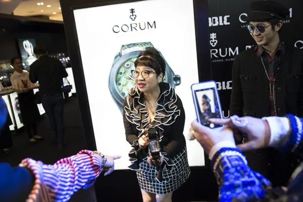 Cadeaux’s Corum Bubble event at Central Chitlom on the 13th July 2016.